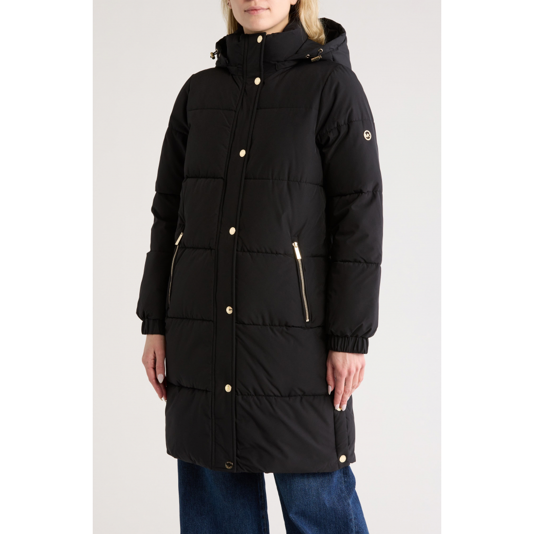 Manteau matelassé 'Long Hooded' pour Femmes