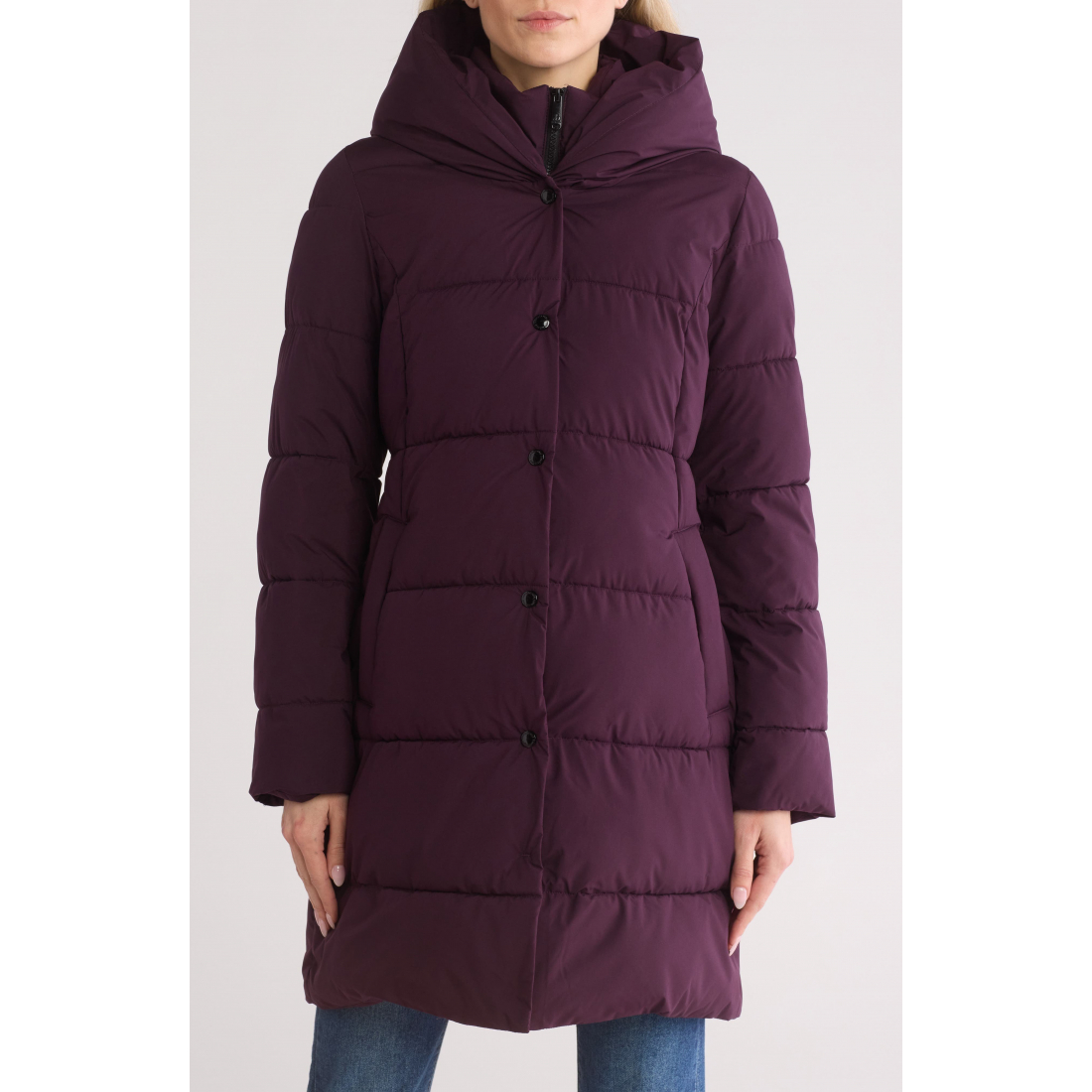 Manteau matelassé 'Hooded With Bib' pour Femmes