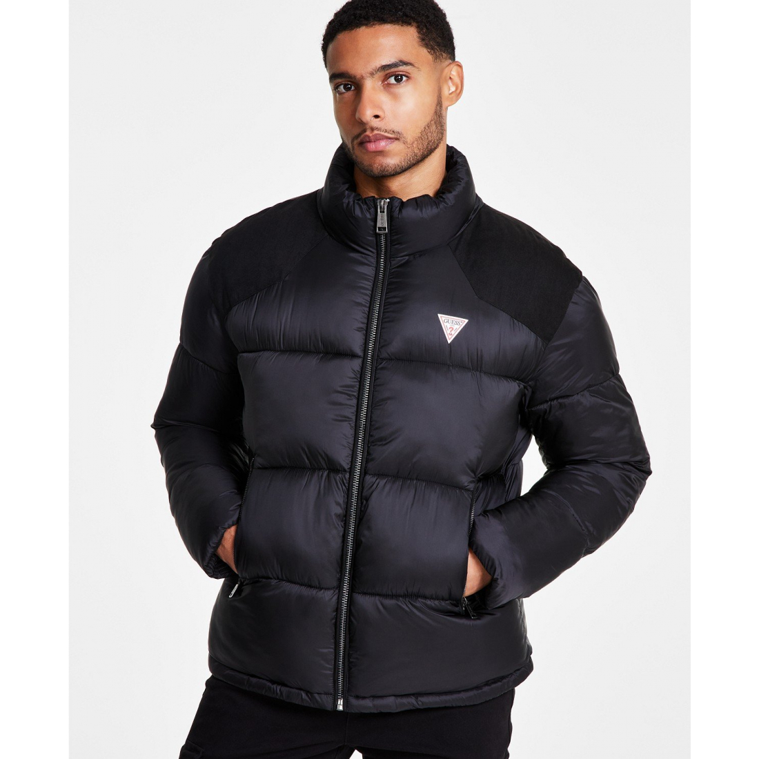 Veste matelassée 'Larry Fabric Block' pour Hommes