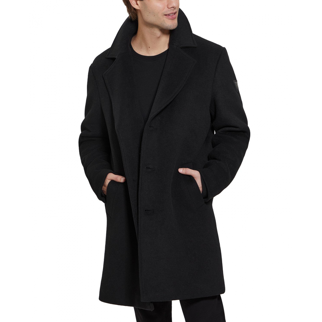 Manteau 'Wool Blend with Removable Quilted Bib' pour Hommes