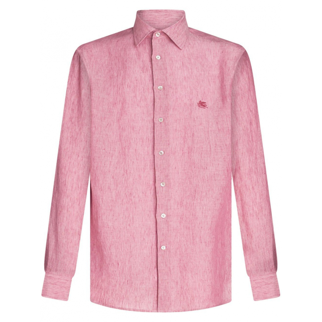 Chemise en lin 'Pegaso-Embroidered' pour Hommes