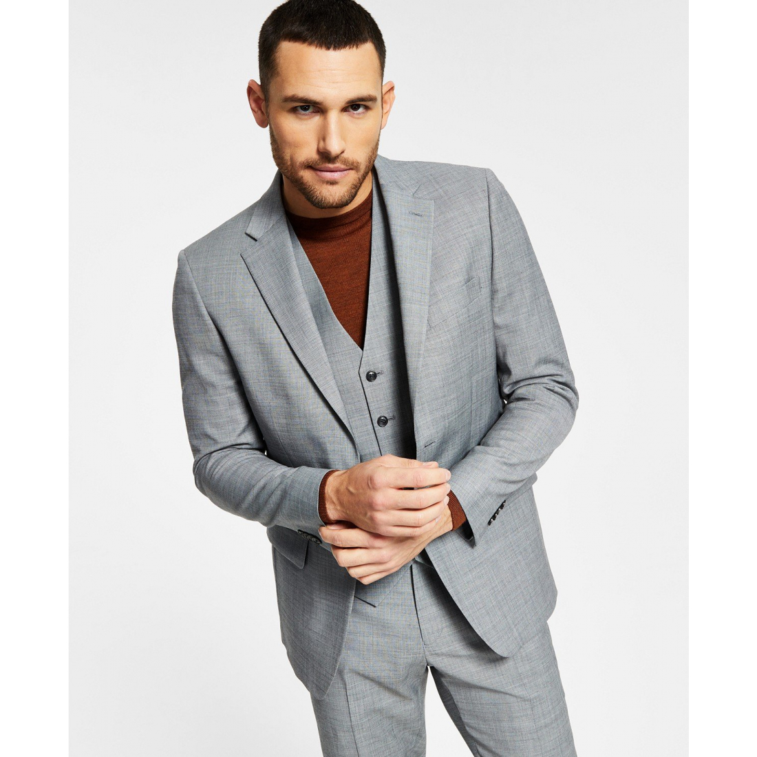 Men's 'Modern-Fit Wool TH-Flex Stretch Suit Jacket'