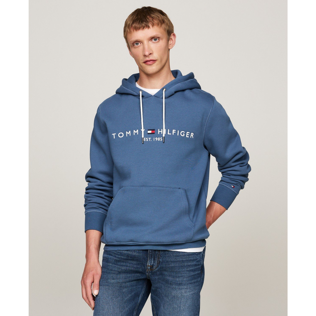 'Embroidered Logo Hoodie' für Herren