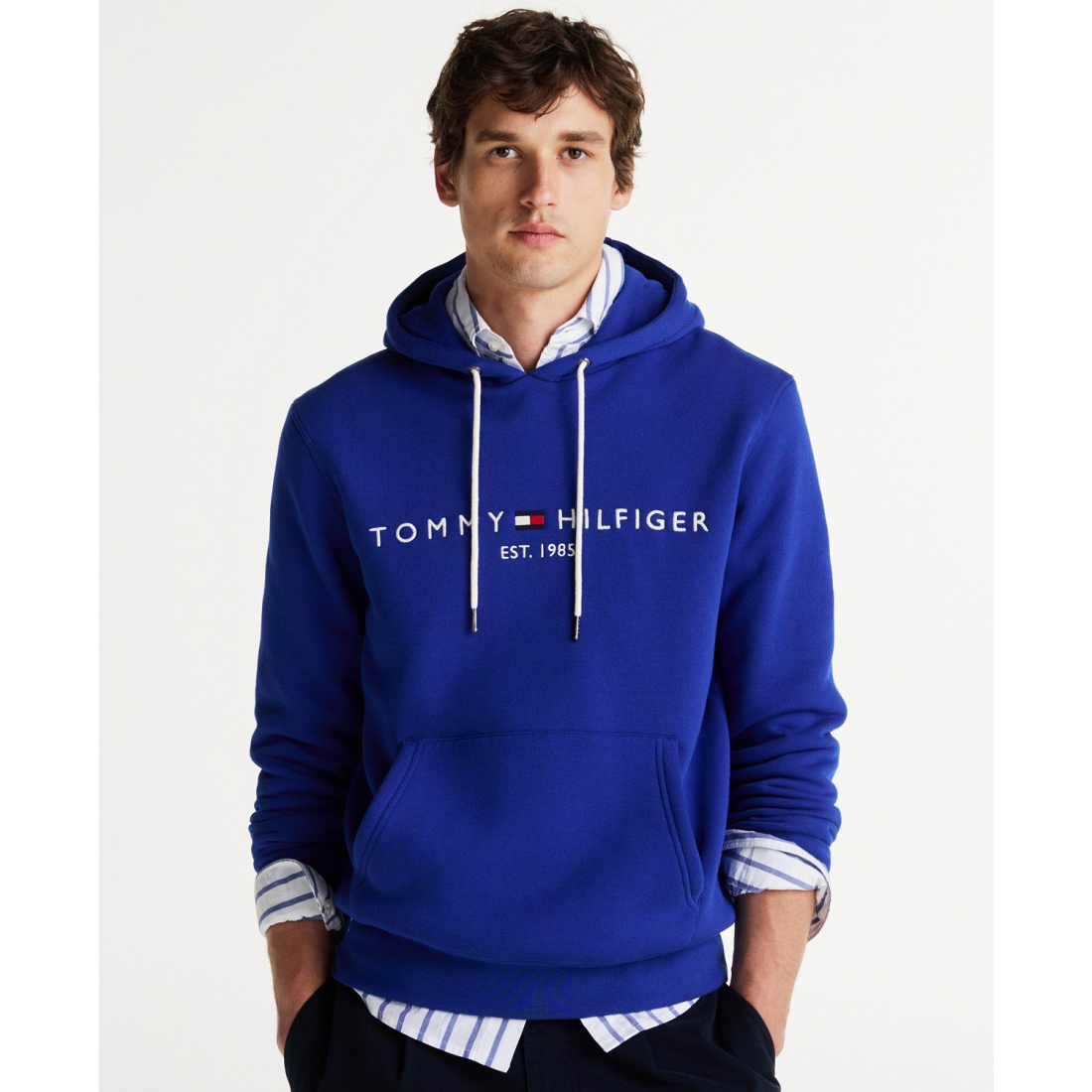 'Embroidered Logo Hoodie' für Herren