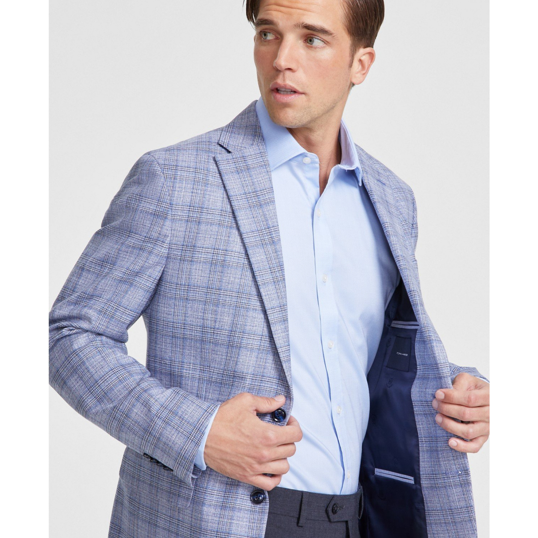 'Modern-Fit Plaid Sport Coat' für Herren