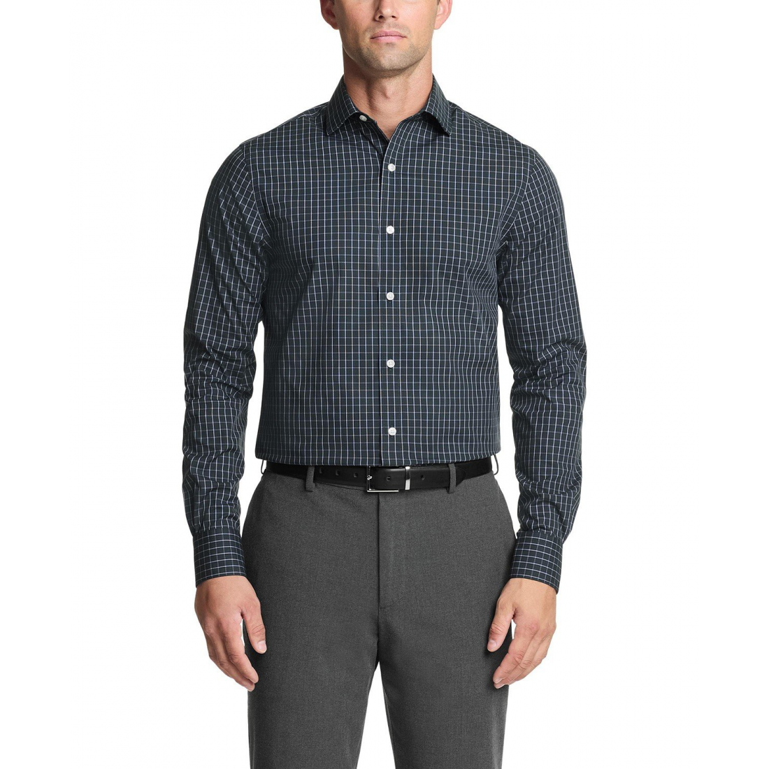 'TH Flex Regular Fit Wrinkle Free Stretch Twill Dress Shirt' für Herren