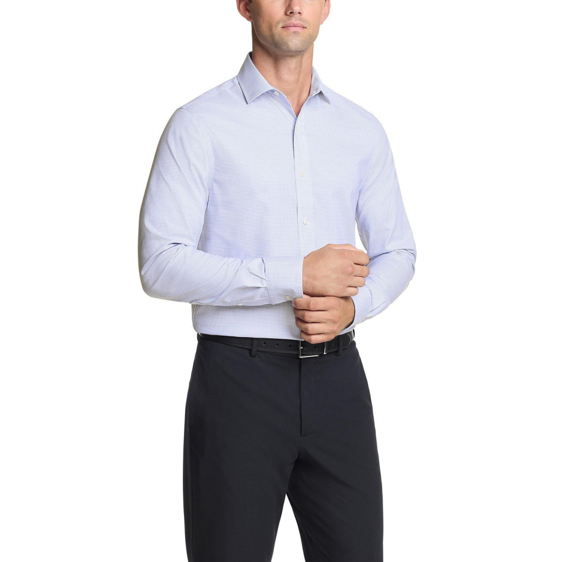 'Flex Regular Fit Wrinkle Proof Stretch Twill Dress Shirt' für Herren