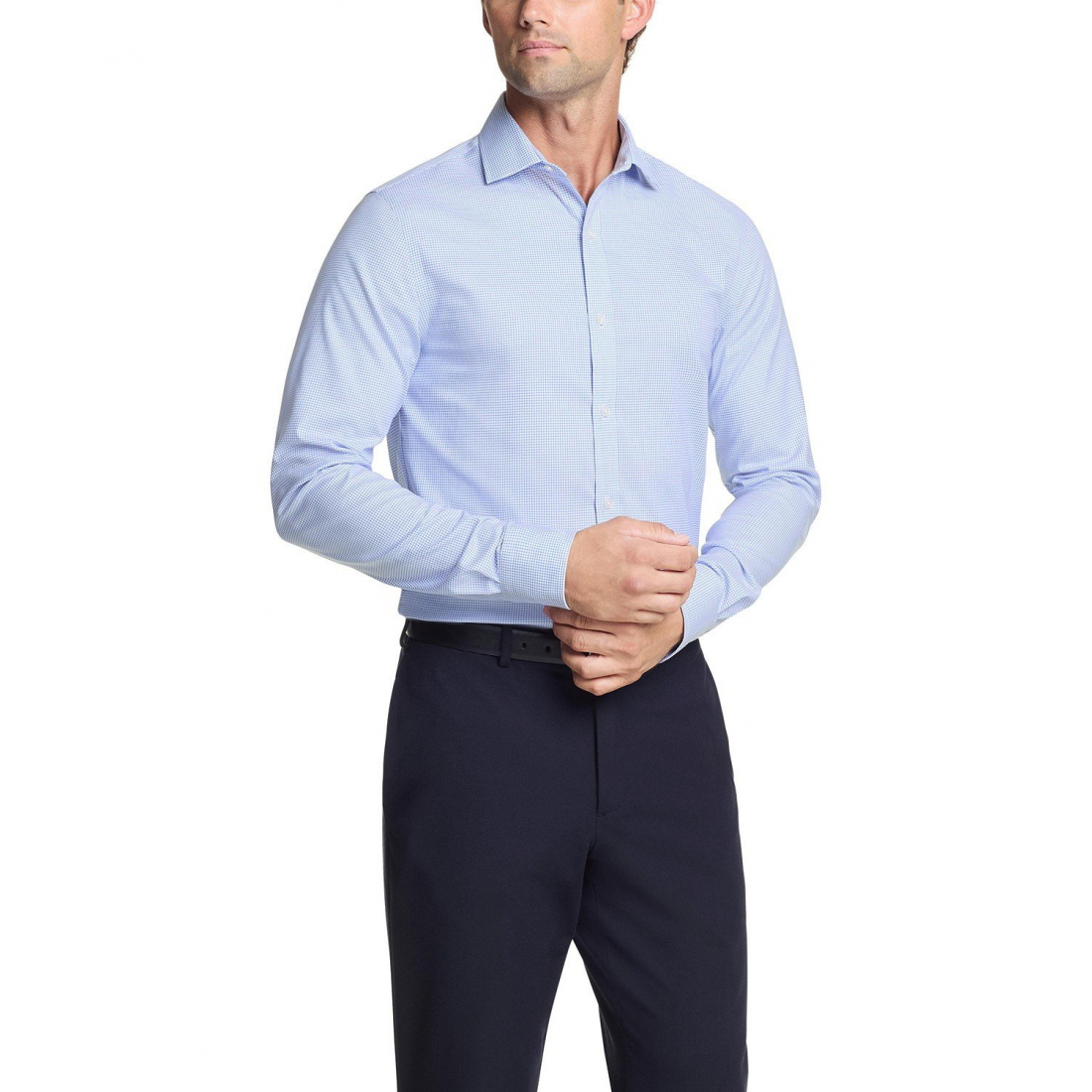 'TH Flex Slim Fit Wrinkle Free Stretch Twill Dress Shirt' pour Hommes