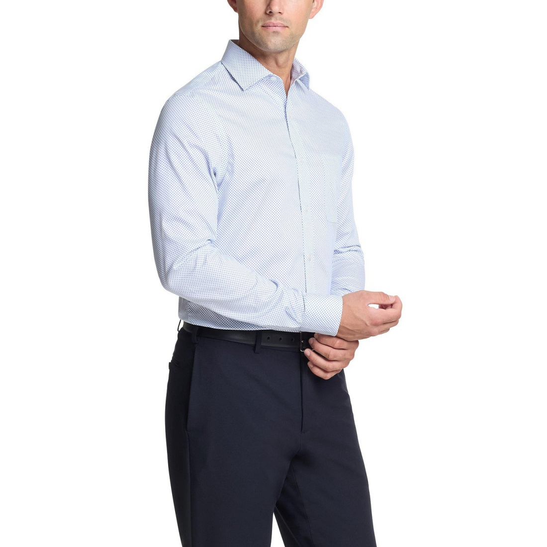 'TH Flex Regular Fit Wrinkle Free Stretch Twill Dress Shirt' für Herren