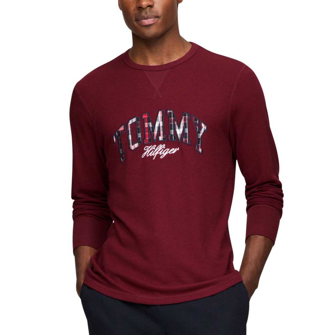 Men's 'Thermal Logo Long-Sleeve Pajama Shirt'