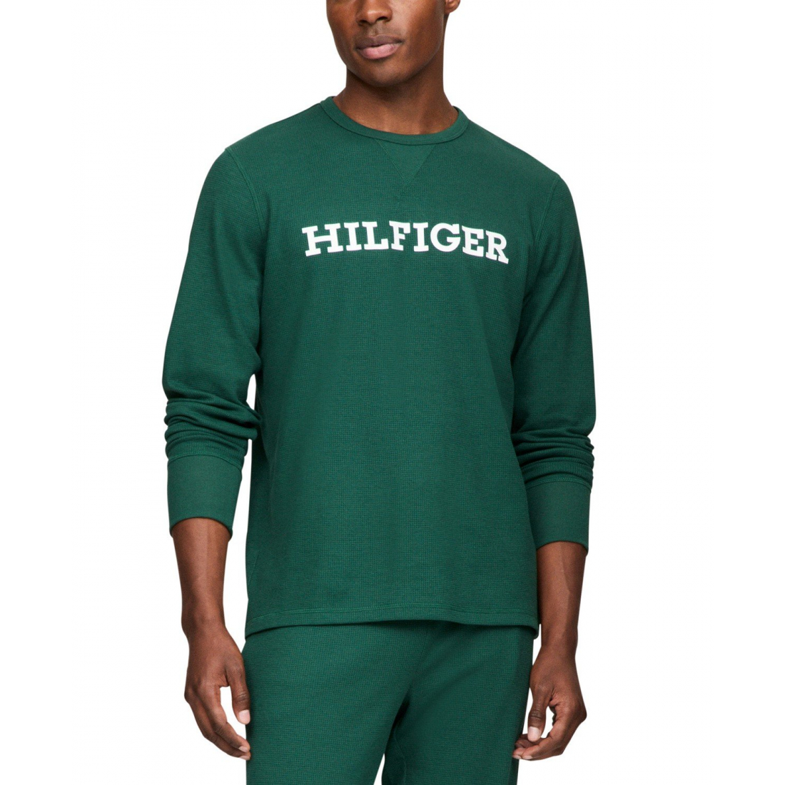 'Thermal Logo Long-Sleeve Pajama Shirt' für Herren