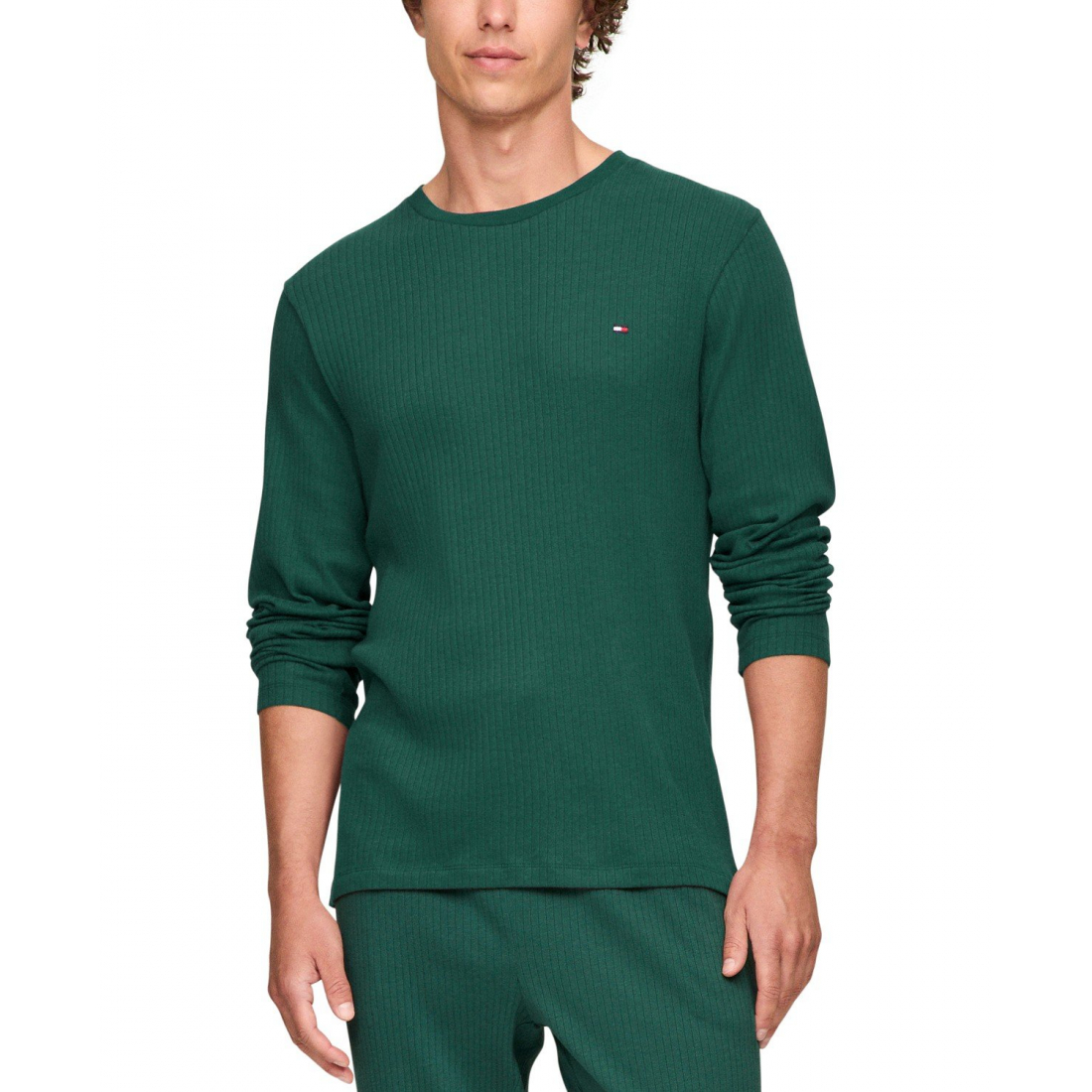 Men's 'Ribbed Long-Sleeve Pajama Shirt'