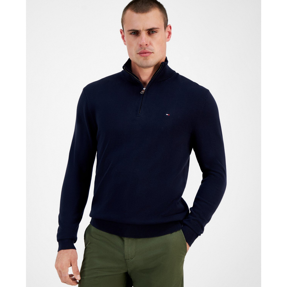 'Quarter-Zip Pullover Knit Sweater' für Herren