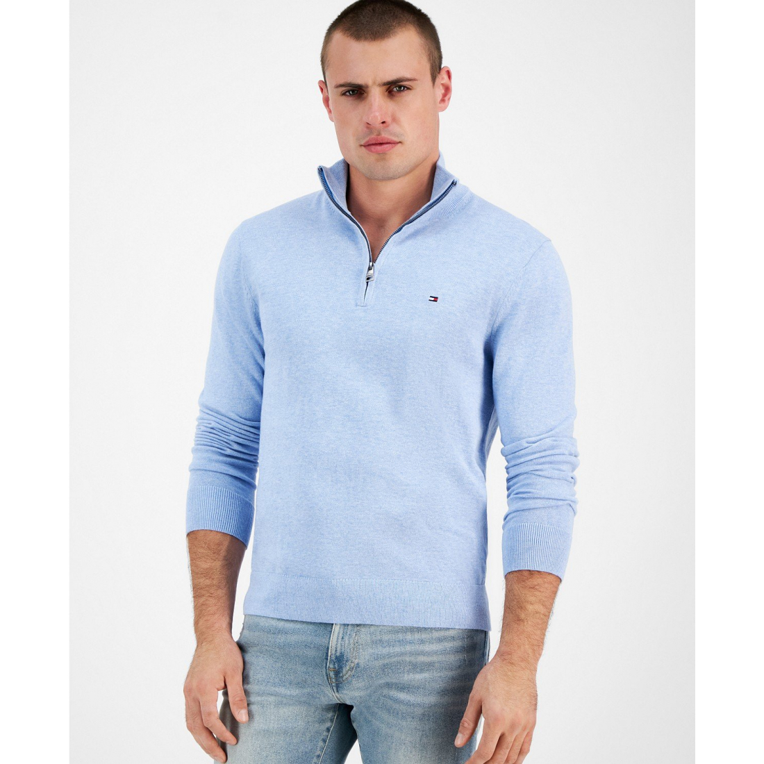 'Quarter-Zip Pullover Knit Sweater' für Herren