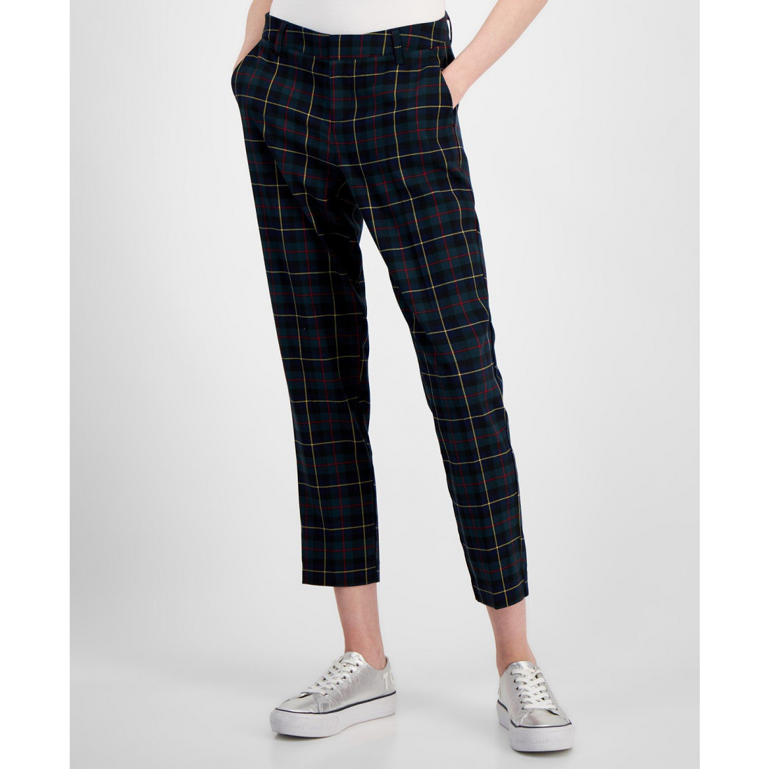 'Hampton Tartan Plaid Trousers' für Damen