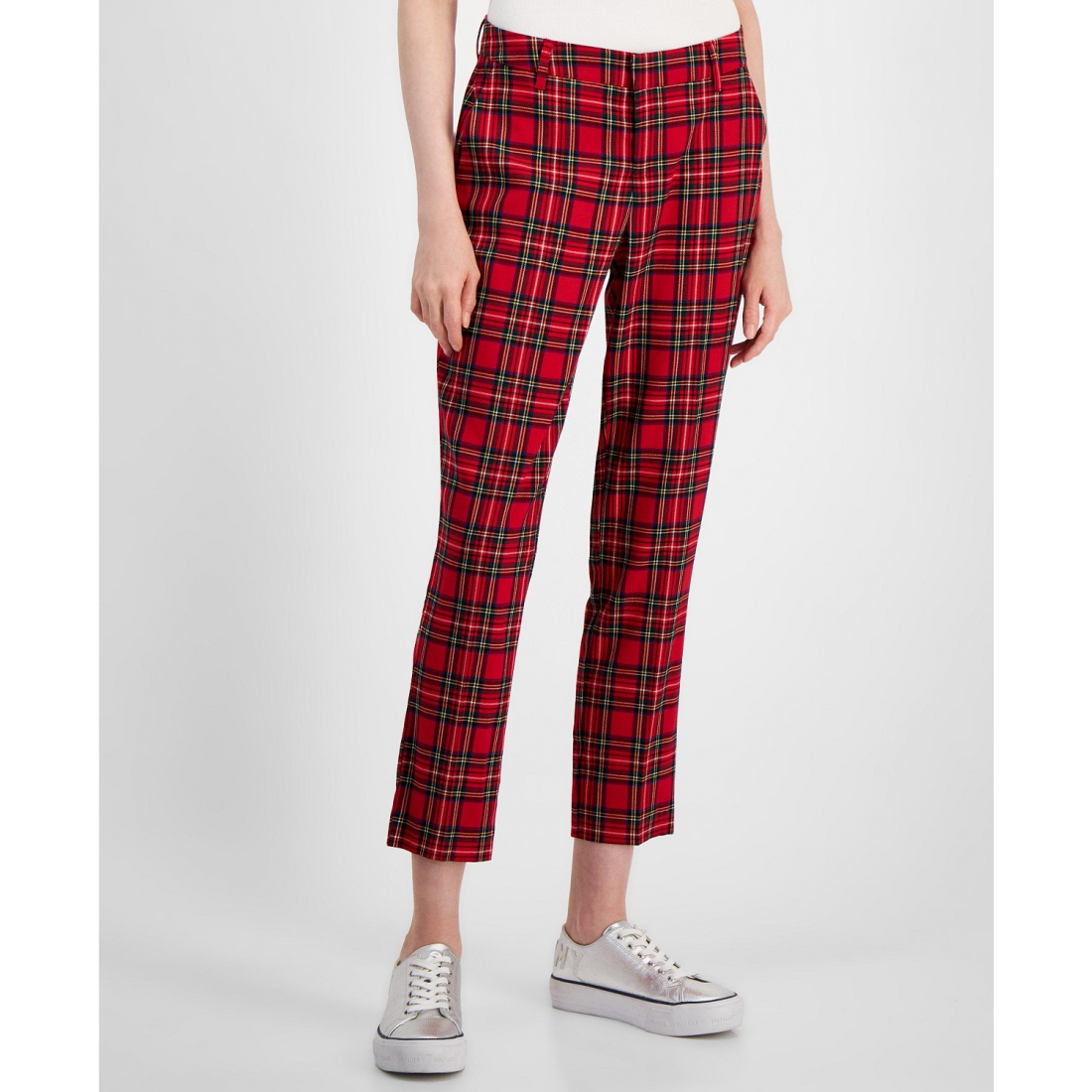 'Hampton Tartan Plaid Trousers' pour Femmes