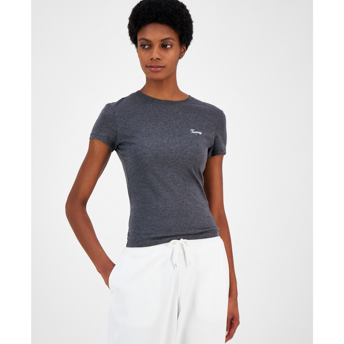 'Script Logo T-Shirt' für Damen