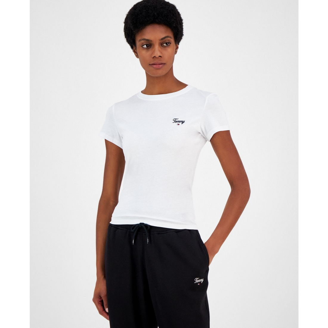 'Script Logo T-Shirt' für Damen