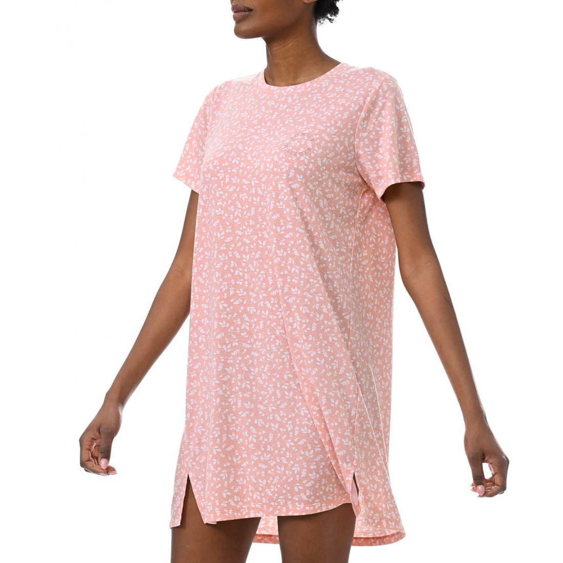 'Printed Short-Sleeve Sleepshirt' für Damen