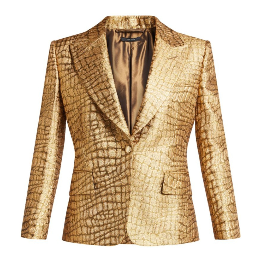 Blazer 'Snakeskin-Effect' pour Femmes