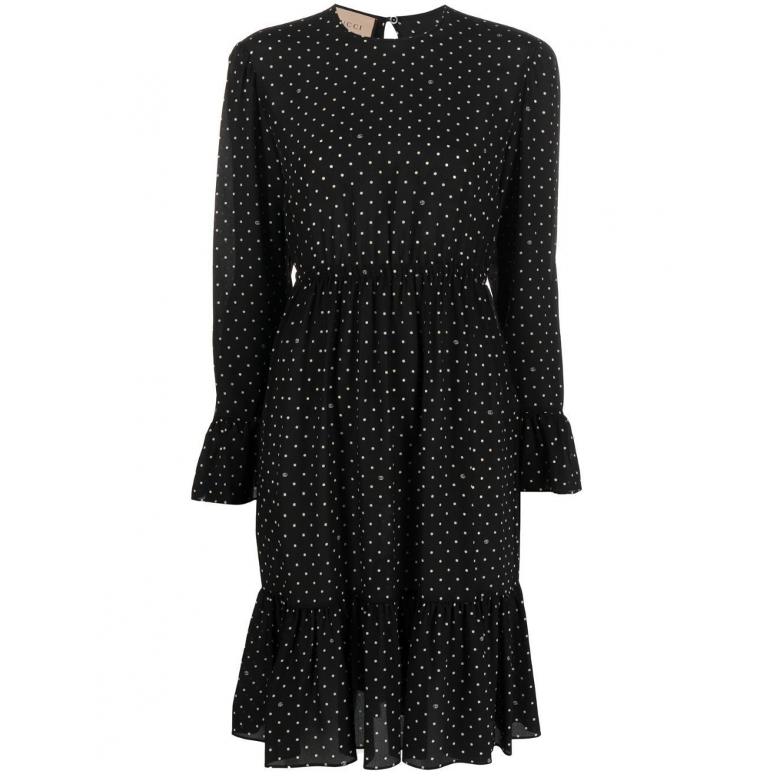 Robe à manches longues 'Polka-Dot' pour Femmes