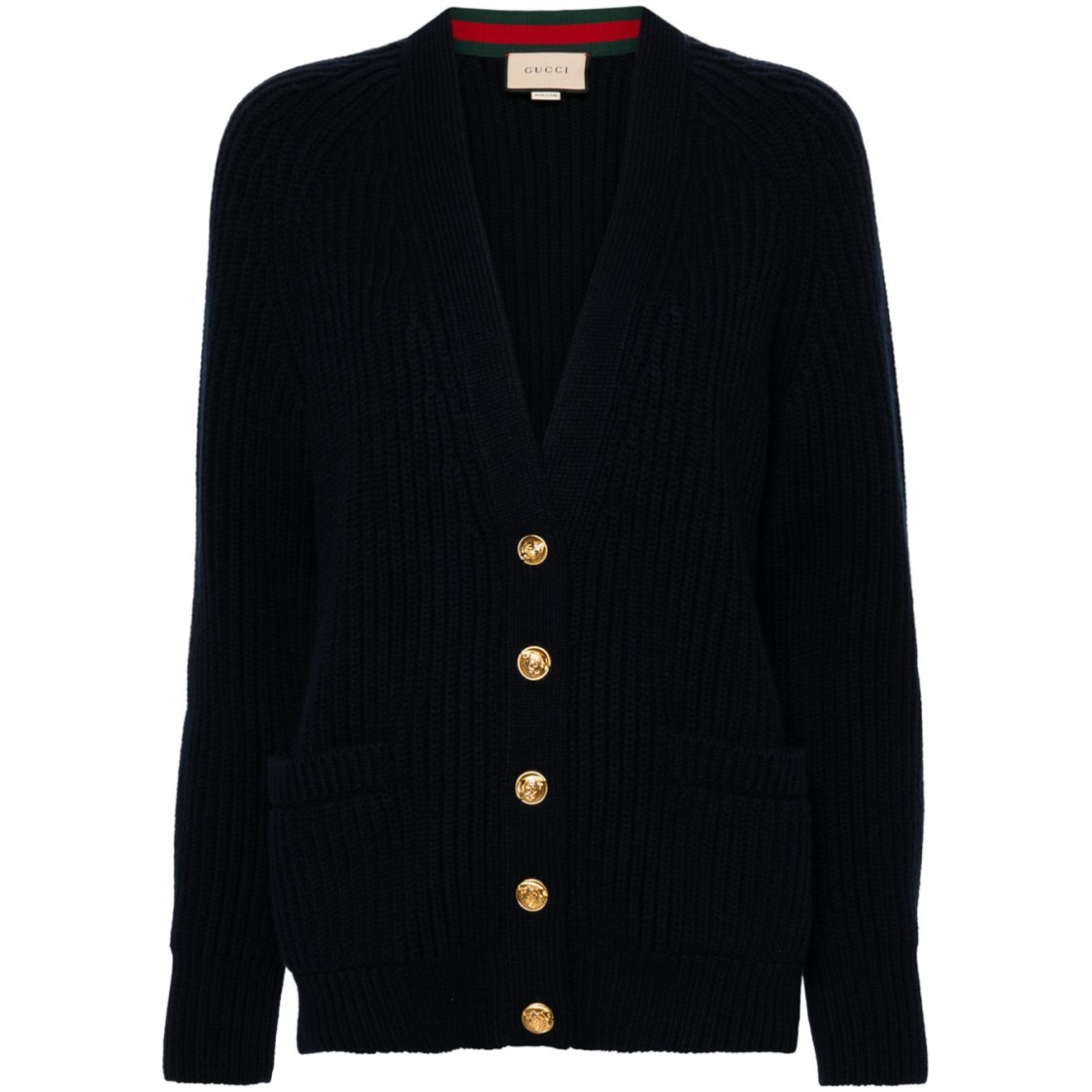 Cardigan 'Interlocking G Chunky-Ribbed' pour Femmes