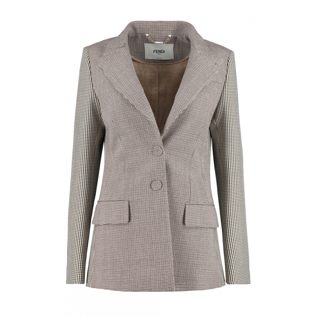 Blazer 'Houndstooth Pattern' pour Femmes