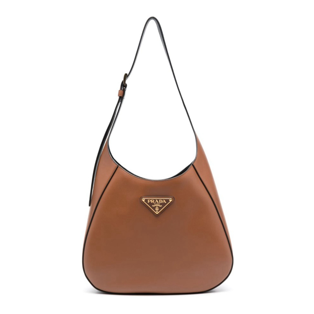 Women's 'Triangle-Logo' Shoulder Bag