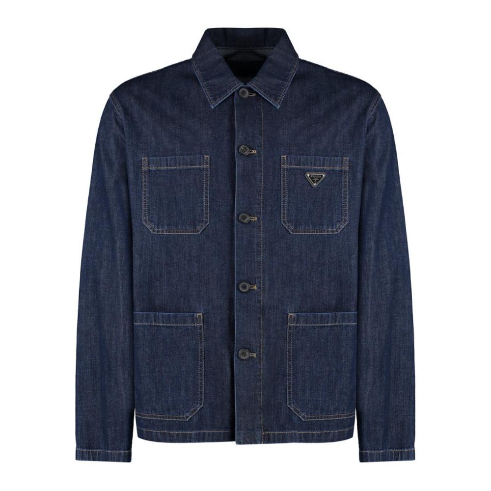 Chemise en Jean 'Logo Detail' pour Hommes