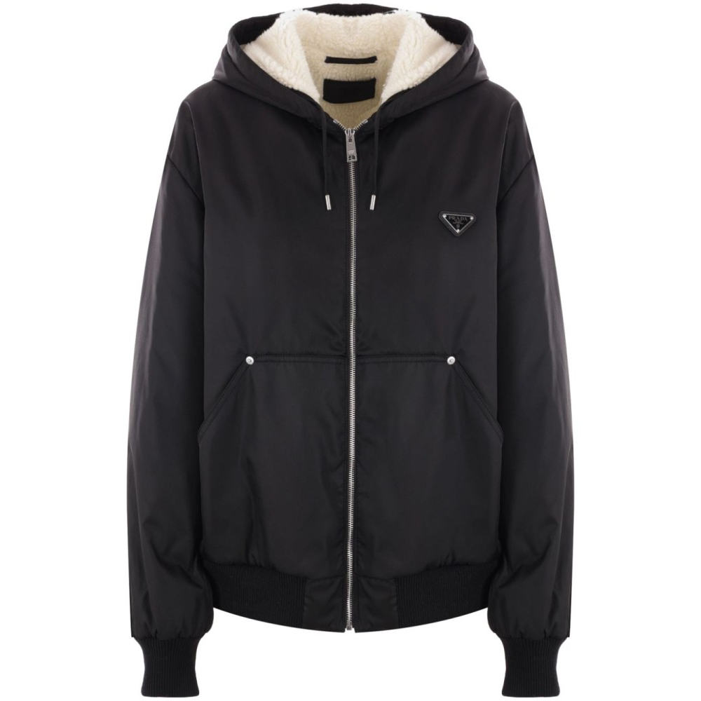 Men's 'Triangle-Logo Hooded' Jacket