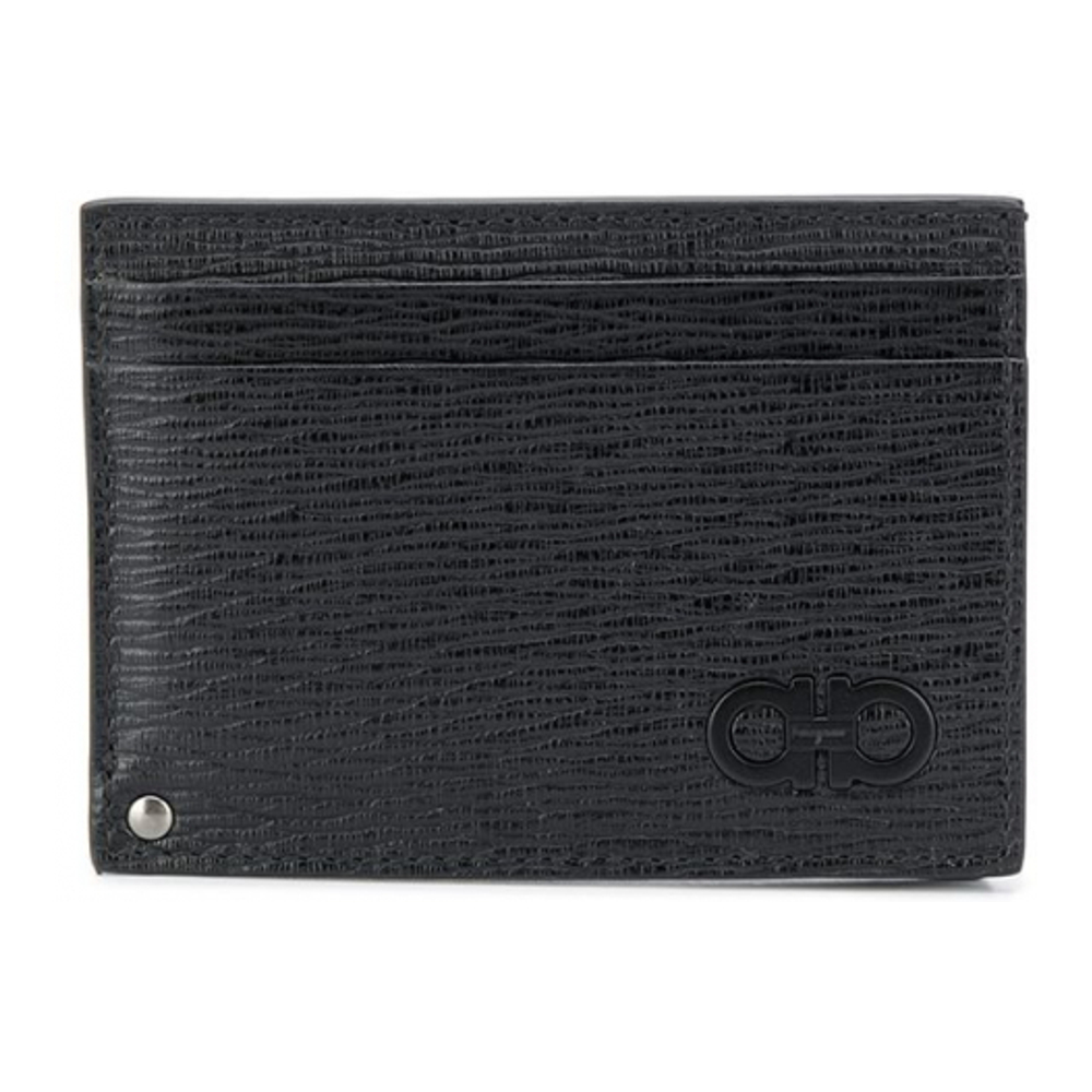 Men's 'Gancini Textured Slide' Card Holder