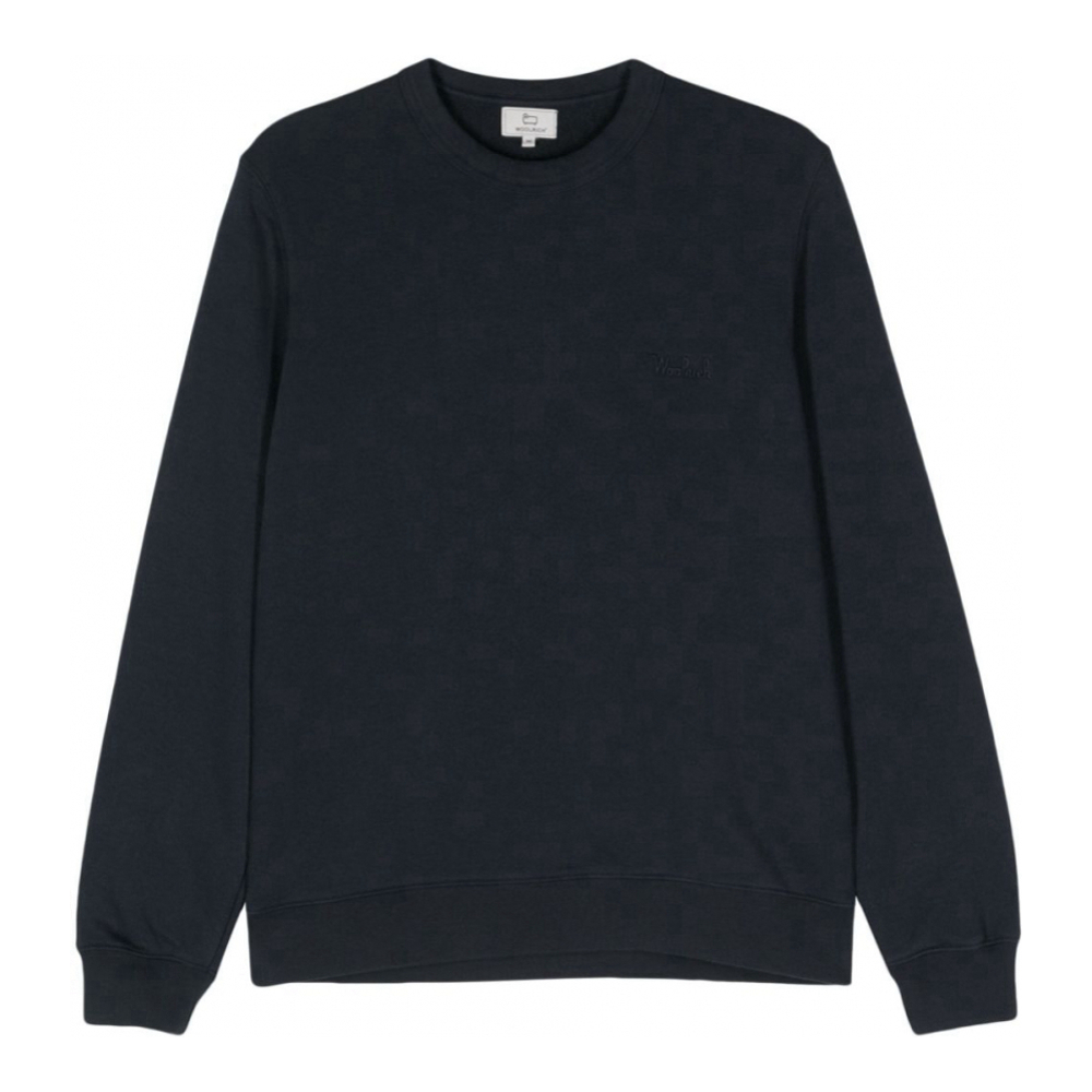 Sweatshirt 'Embroidered-Logo' pour Hommes