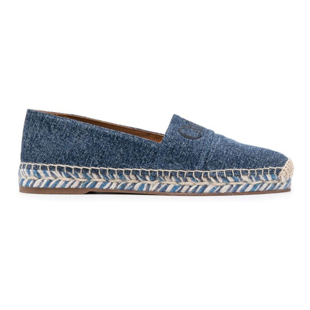 'Logo-Embroidered' Espadrilles für Damen