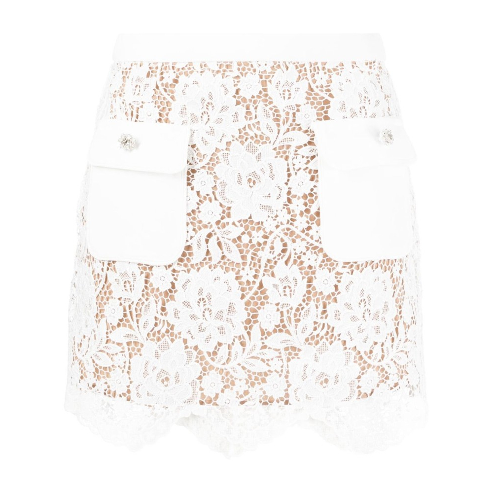 'Floral-Lace' Mini Rock für Damen