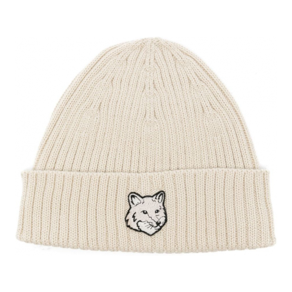 Bonnet 'Bold Fox Head Ribbed' pour Hommes