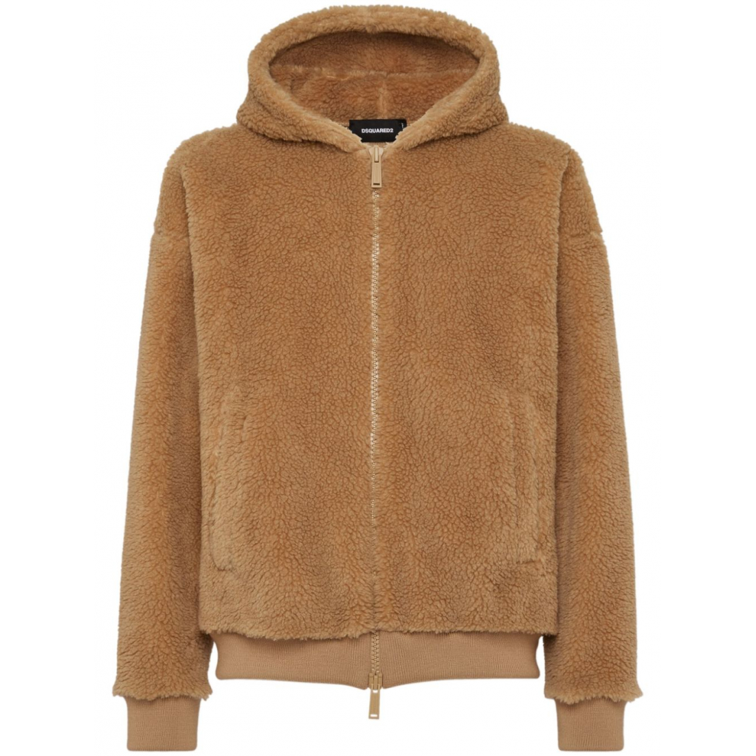 Veste 'Logo-Embroidered Sherpa Hooded' pour Hommes