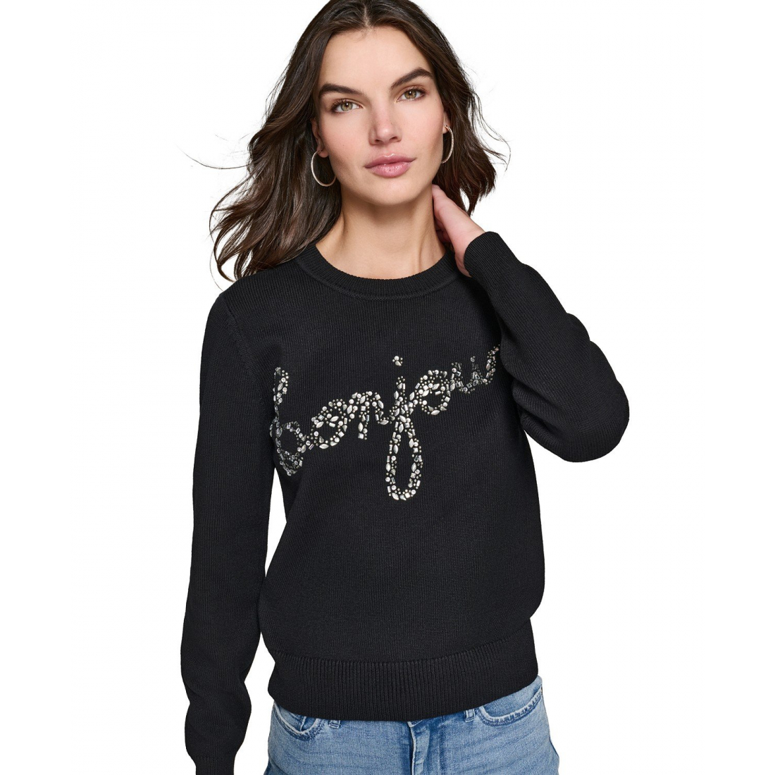 Pull 'Embellished Graphic' pour Femmes