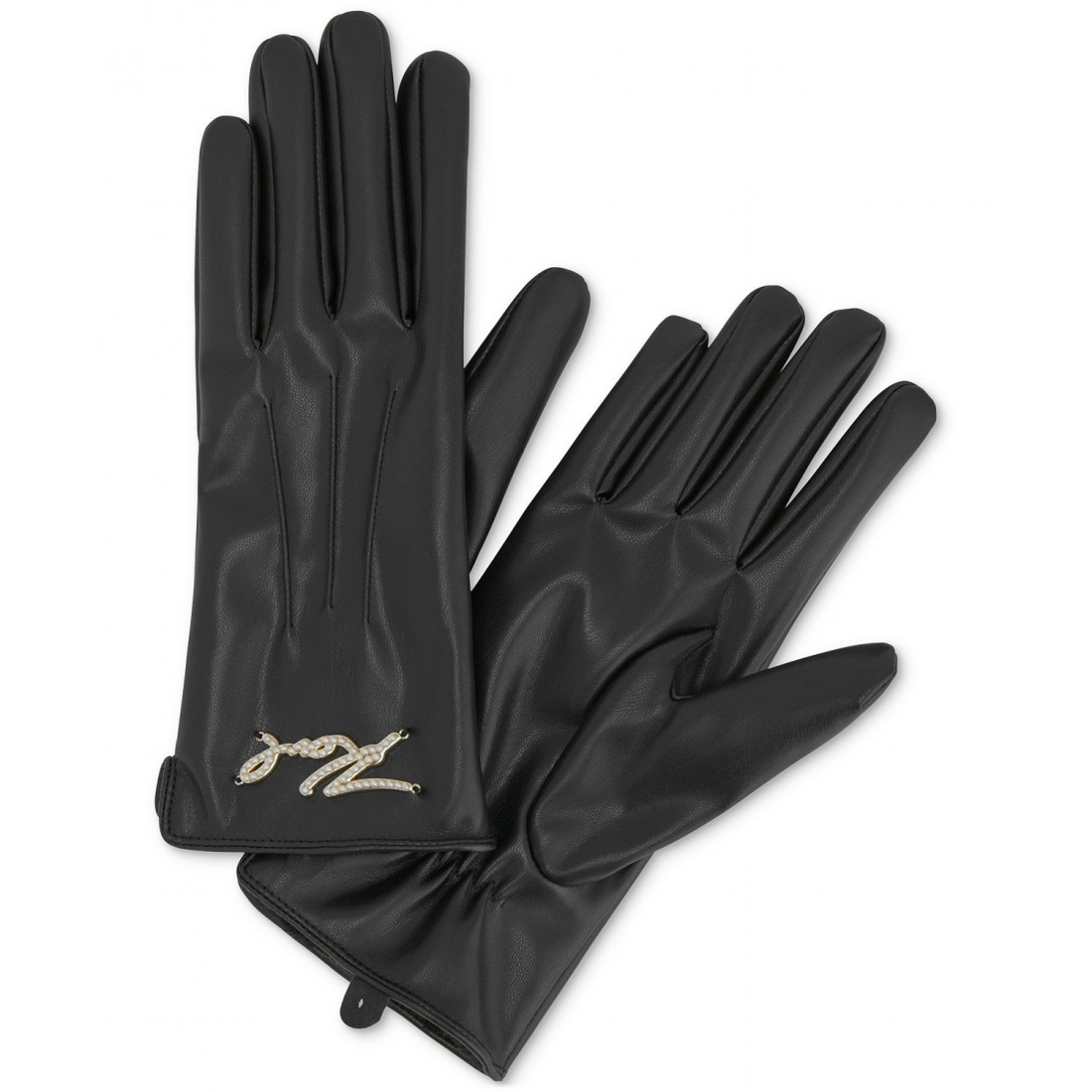 Gants 'Faux-Leather' pour Femmes