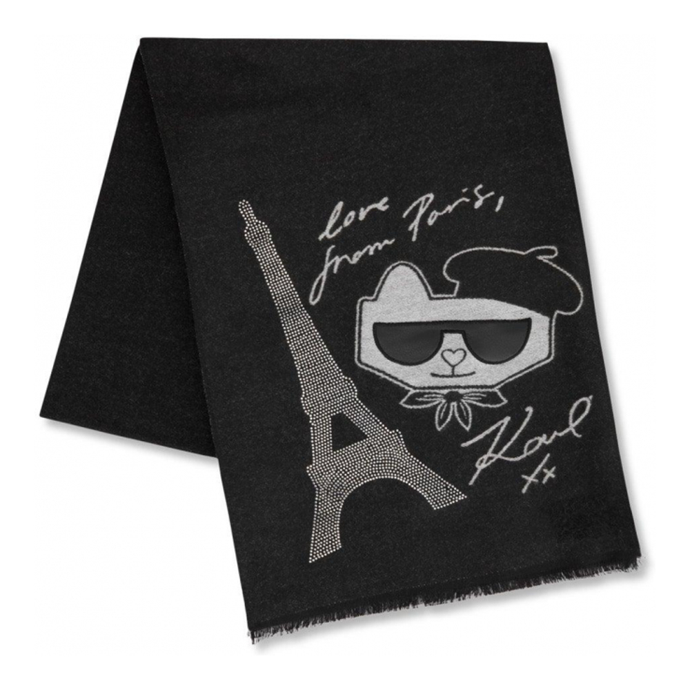 Foulard 'Choupette And Krystal Eiffel Muffler' pour Femmes