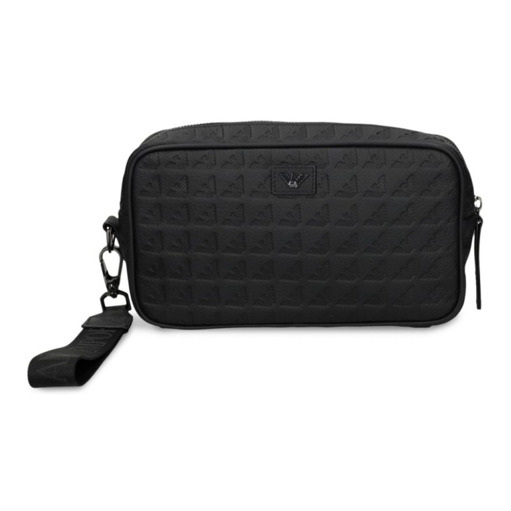 Men's 'Debossed-Logo' Clutch Bag