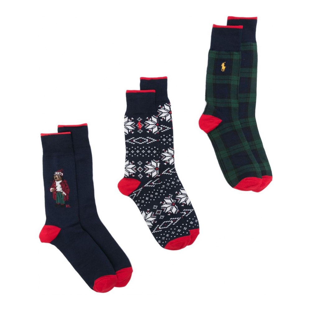 'Polo Bear' Socken für Herren - 3 Paare