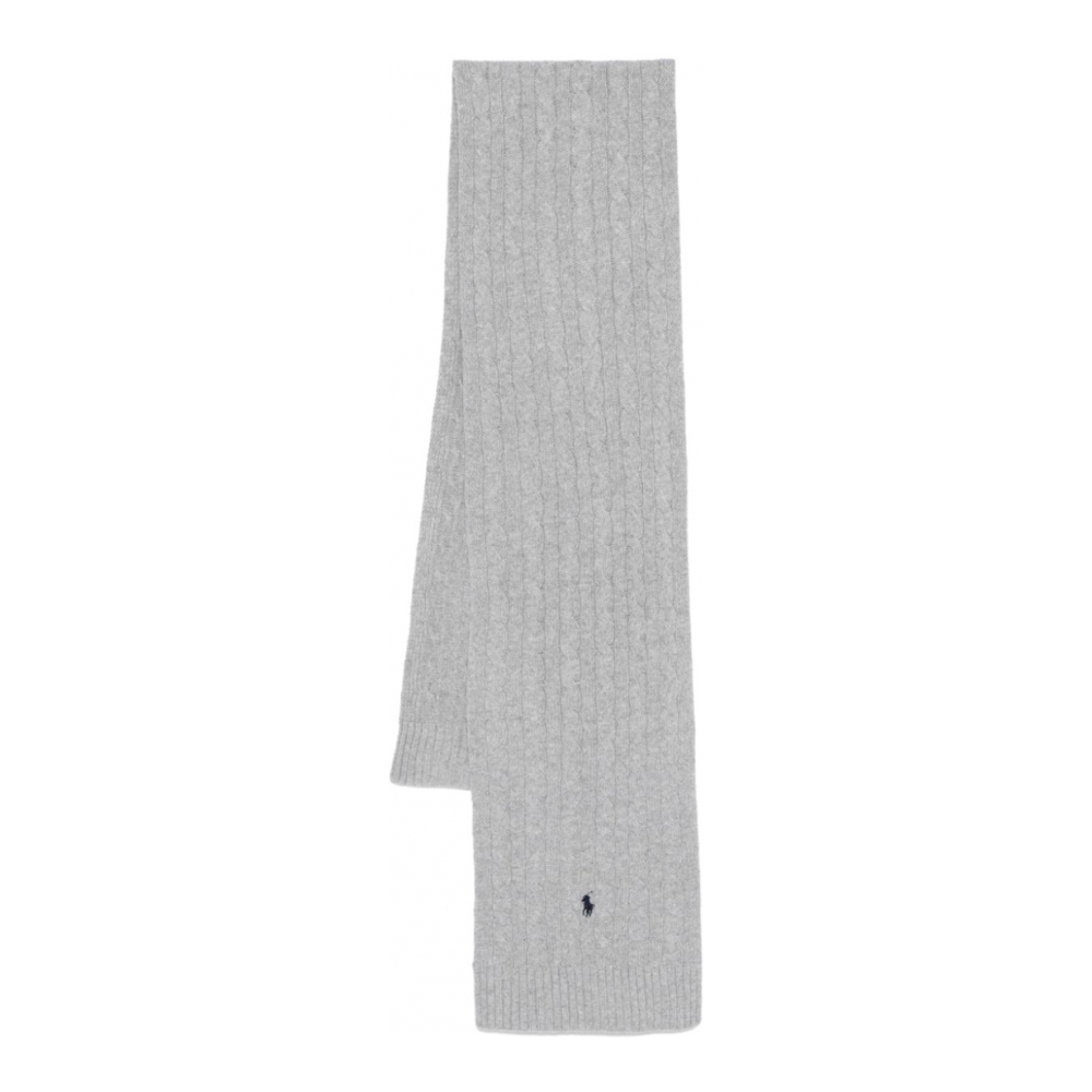 Men's 'Cable-Knit' Wool Scarf