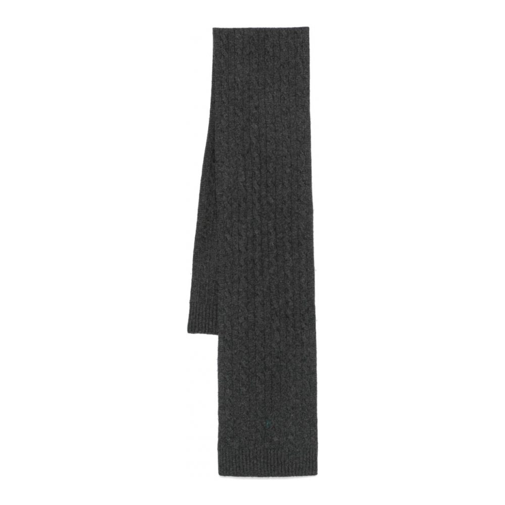 Men's 'Cable-Knit' Wool Scarf