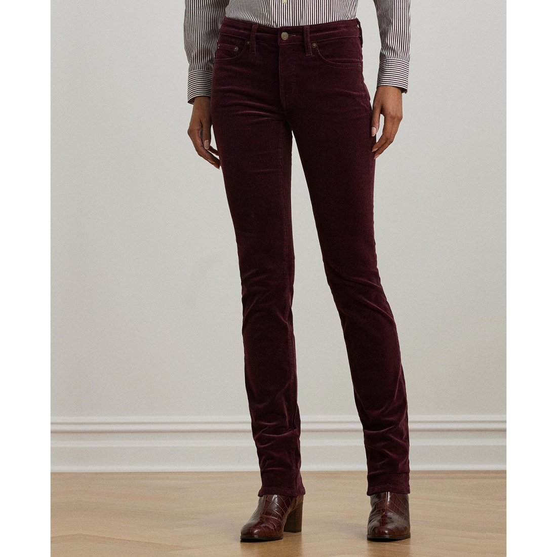 Women's 'Mid-Rise Straight' Trousers