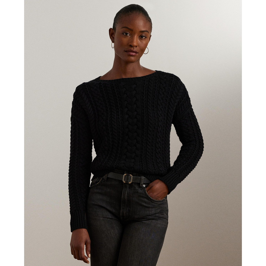 Pull 'Cable-Knit' pour Femmes