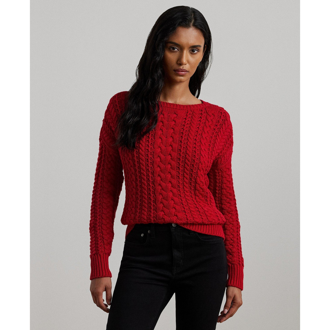 Pull 'Cable-Knit' pour Femmes