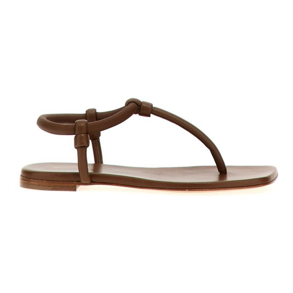 'Juno Thong' Sandalen mit Fersenriemen für Damen