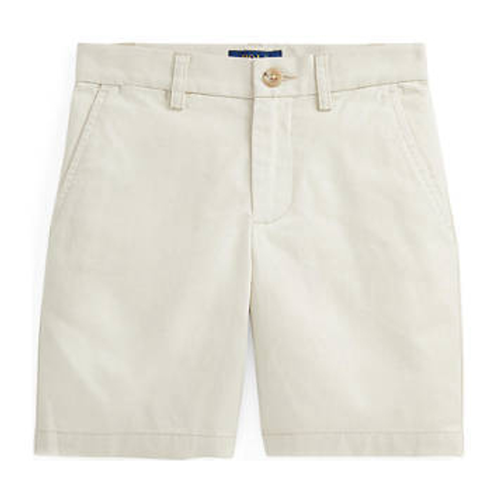 'Straight Fit Stretch Chino Shorts' pour Petits garçons