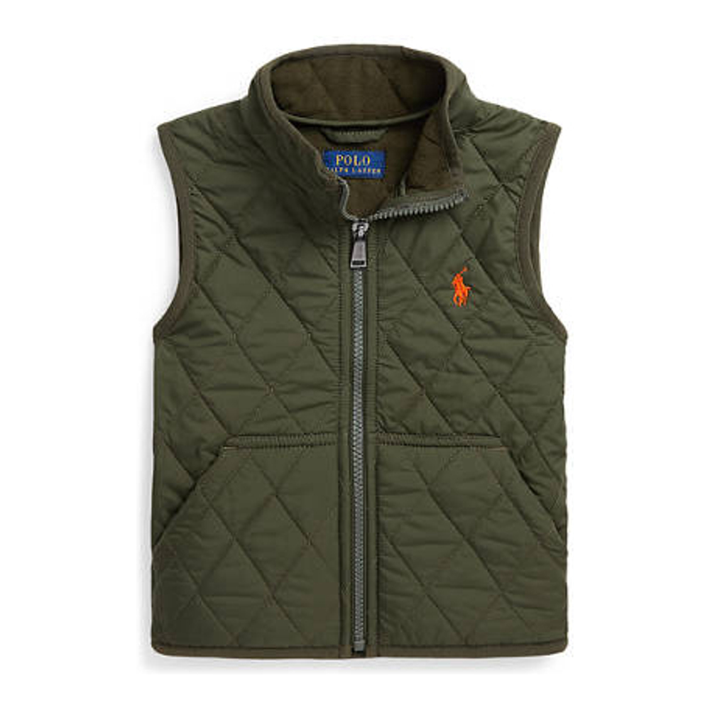 Little Boy's 'Quilted Water Repellent Vest'