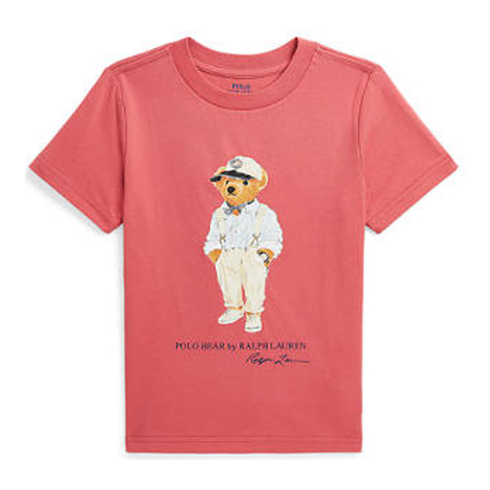 Little Boy's 'Polo Bear Cotton Jersey T-Shirt'